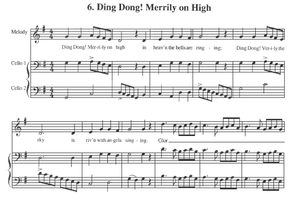 20 Carols - sample page